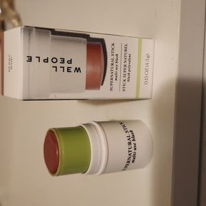 Well People multi use blush in berry(swatched with q-tip  went to deep on side)